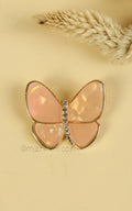 Gold Polish Cute And Beautiful Butterfly Brooch