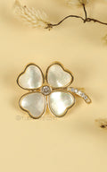 Lucky Clover Charm Brooch Buy Online At Much-More