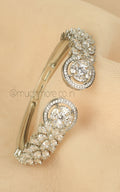 Sparkling Diamond Silver Finish Bracelet Online In India