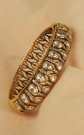 Statement Kundan Diamond Kada Gold Polish Bracelet