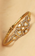 Kundan Flower Traditional Kada Bracelet Buy Online Now