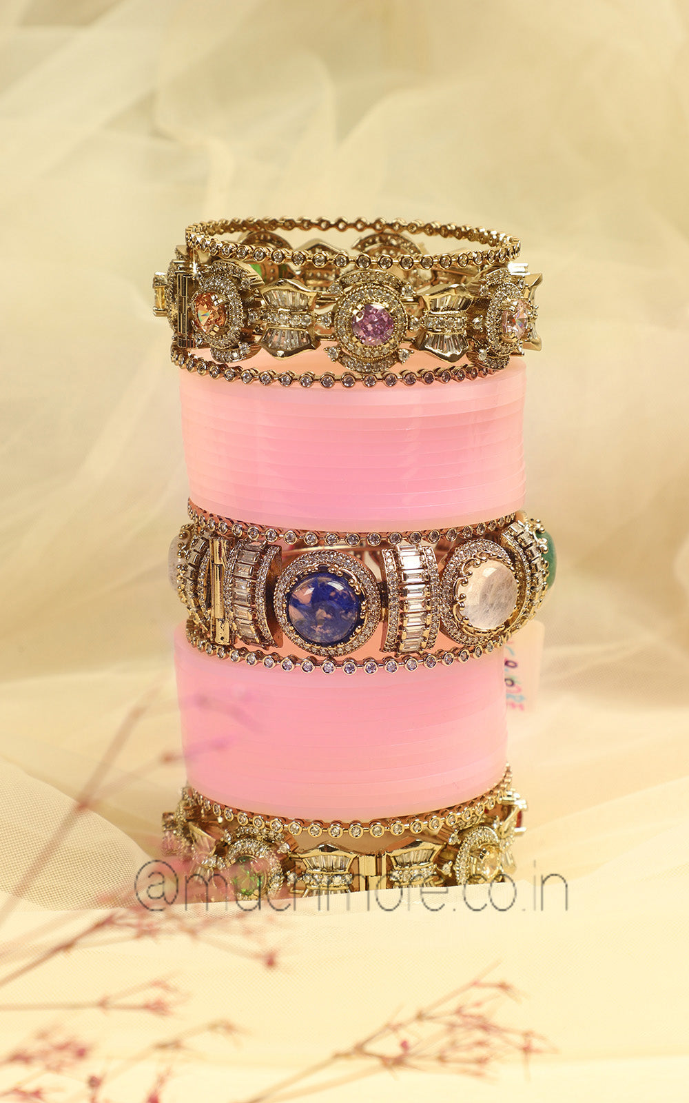 Bridal Chura Collection | Baby Pink Designer Chooda