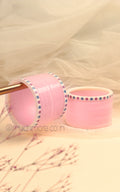 Basic Office Going Working Women Baby Pink Chooda/Churas