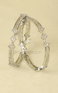 Shop Silver Polish Daily Wear Diamond Bangles