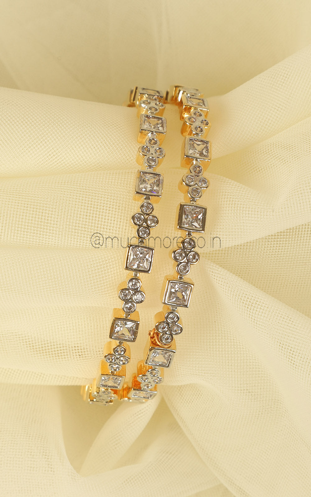 Buy Luxury Diamond Bangles Online in India Much More Jewellery