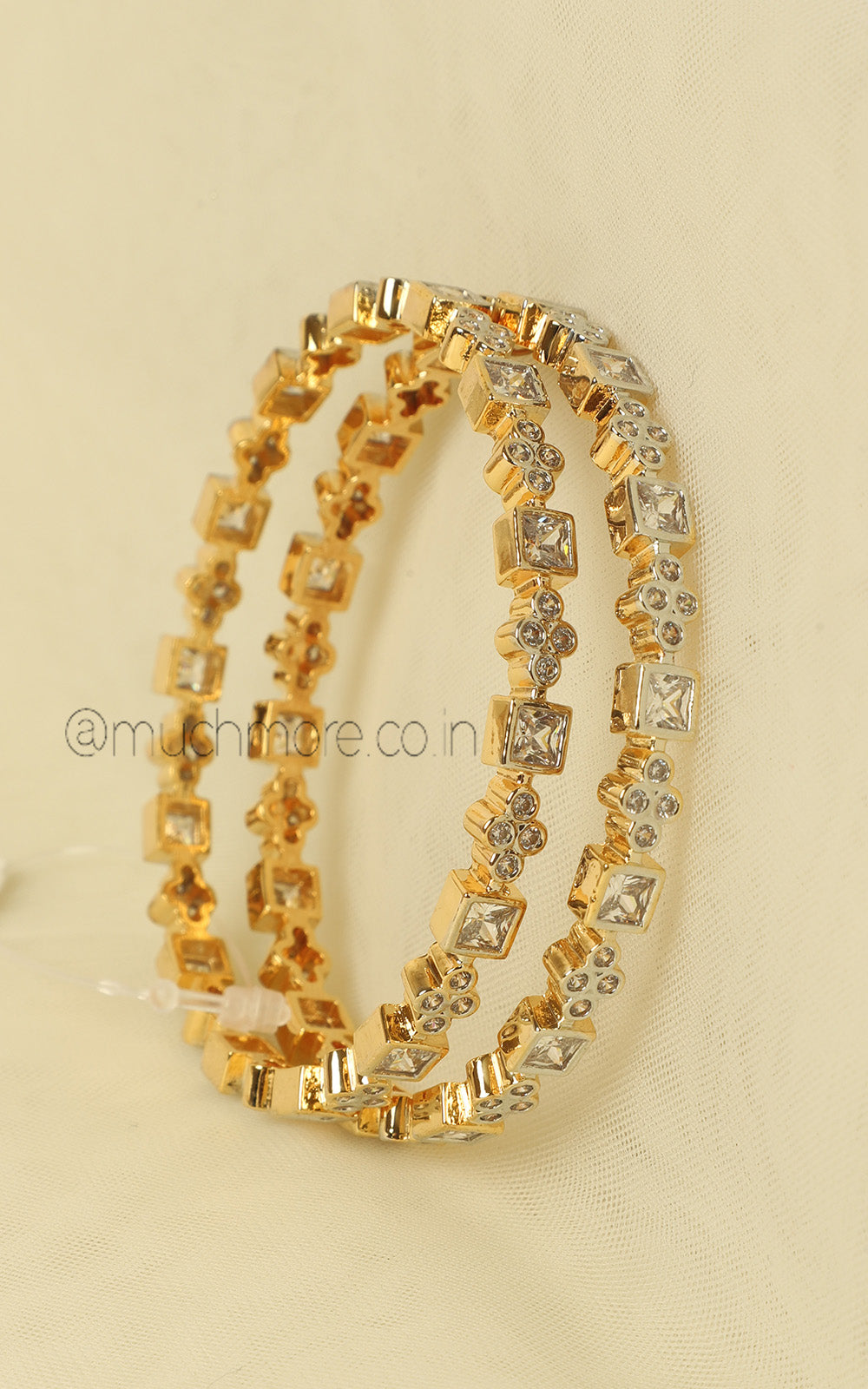Buy Luxury Diamond Bangles Online in India Much More Jewellery