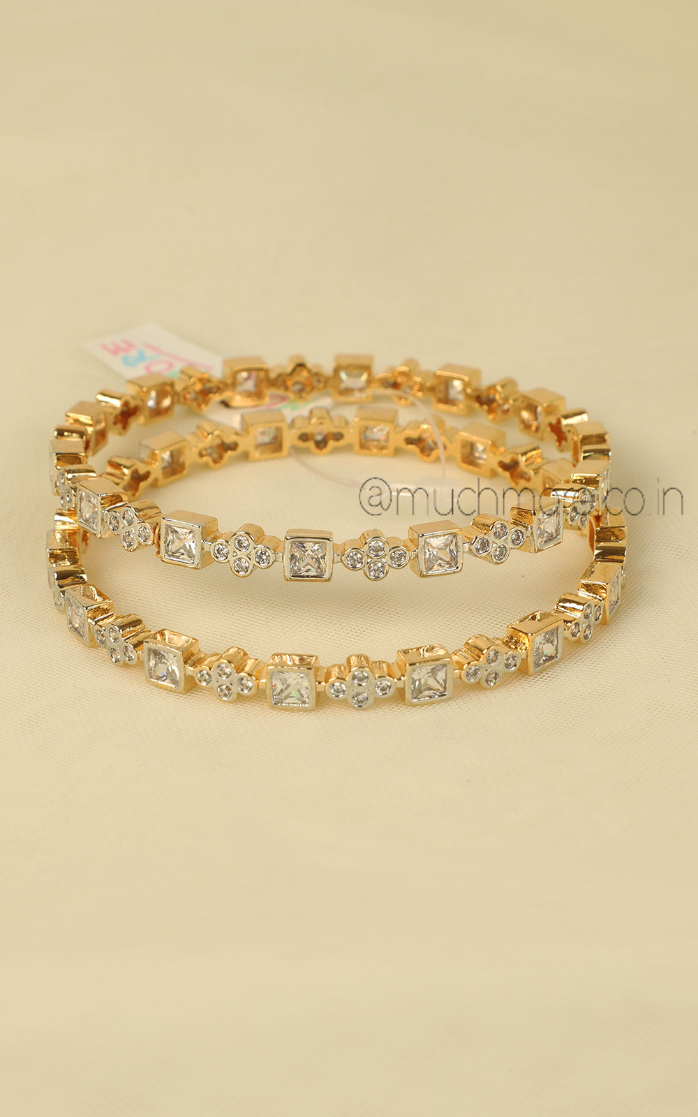 Buy Luxury Diamond Bangles Online in India Much More Jewellery