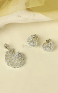 Designer American Diamond Cute And Small Pendant For Women