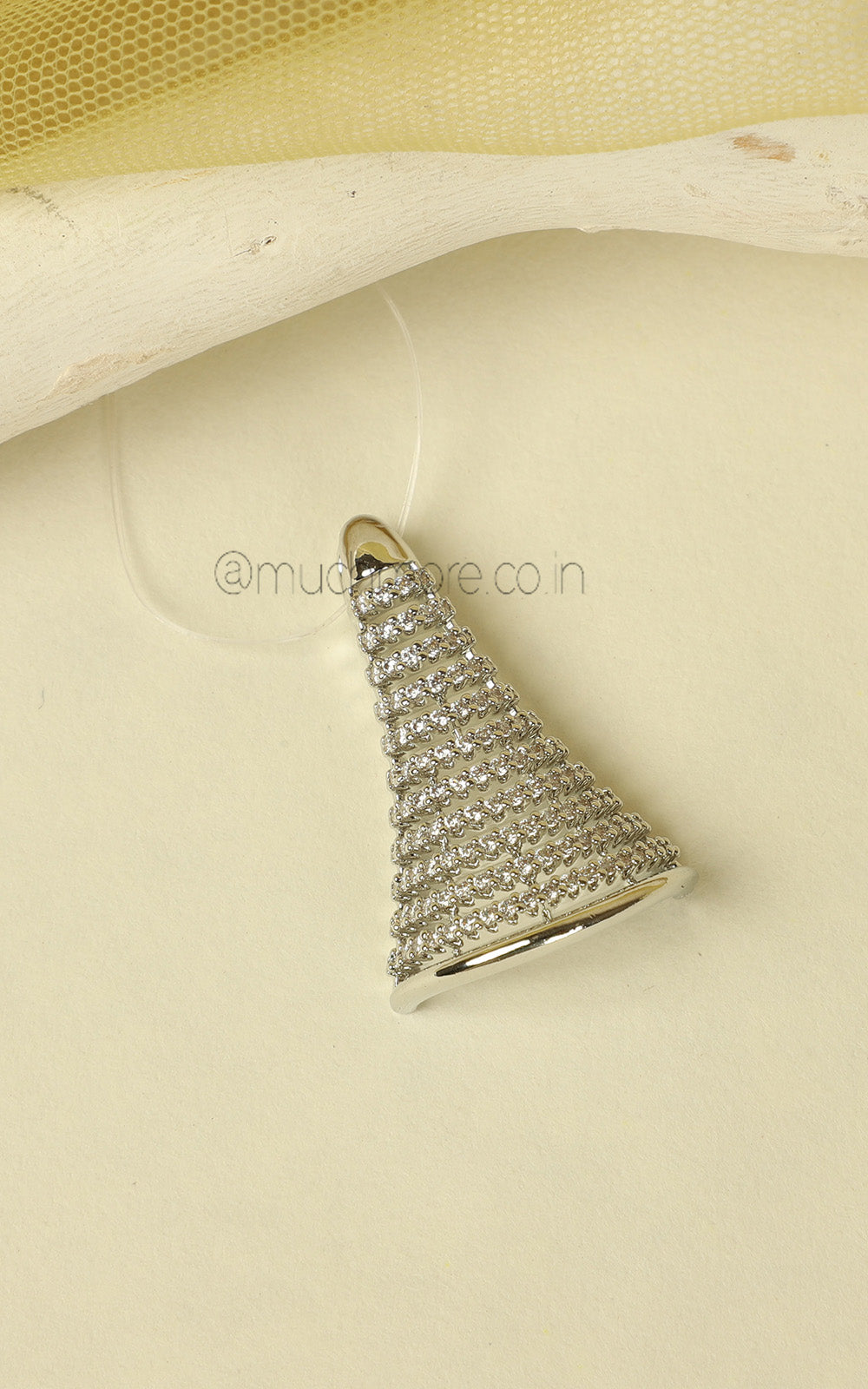 Stunning Western Style Pendant With American Diamond Stones