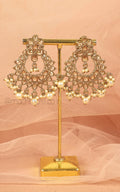 Classic Antique Gold Earrings For Weddings And Festivals