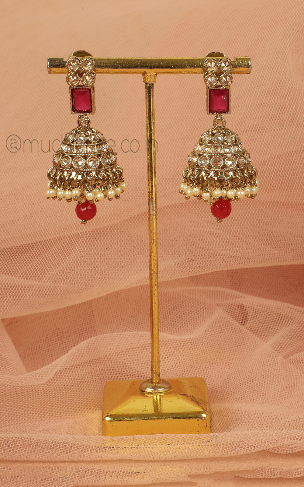 Buy Antique Gold Jhumka Earrings For Women Online India