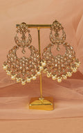 Light Weight And Big In Size Antique Gold Pearl Earrings