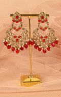 Long Antique Gold Ruby Women Earrings Buy Now Online