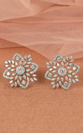 Premium Quality Diamond Studs Flower Stud Earrings