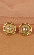 Shop Light Weight Gold Look Stud Earrings for Women
