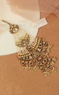 Pearl Passa Jhoomer With Kundan Work For Bride To be