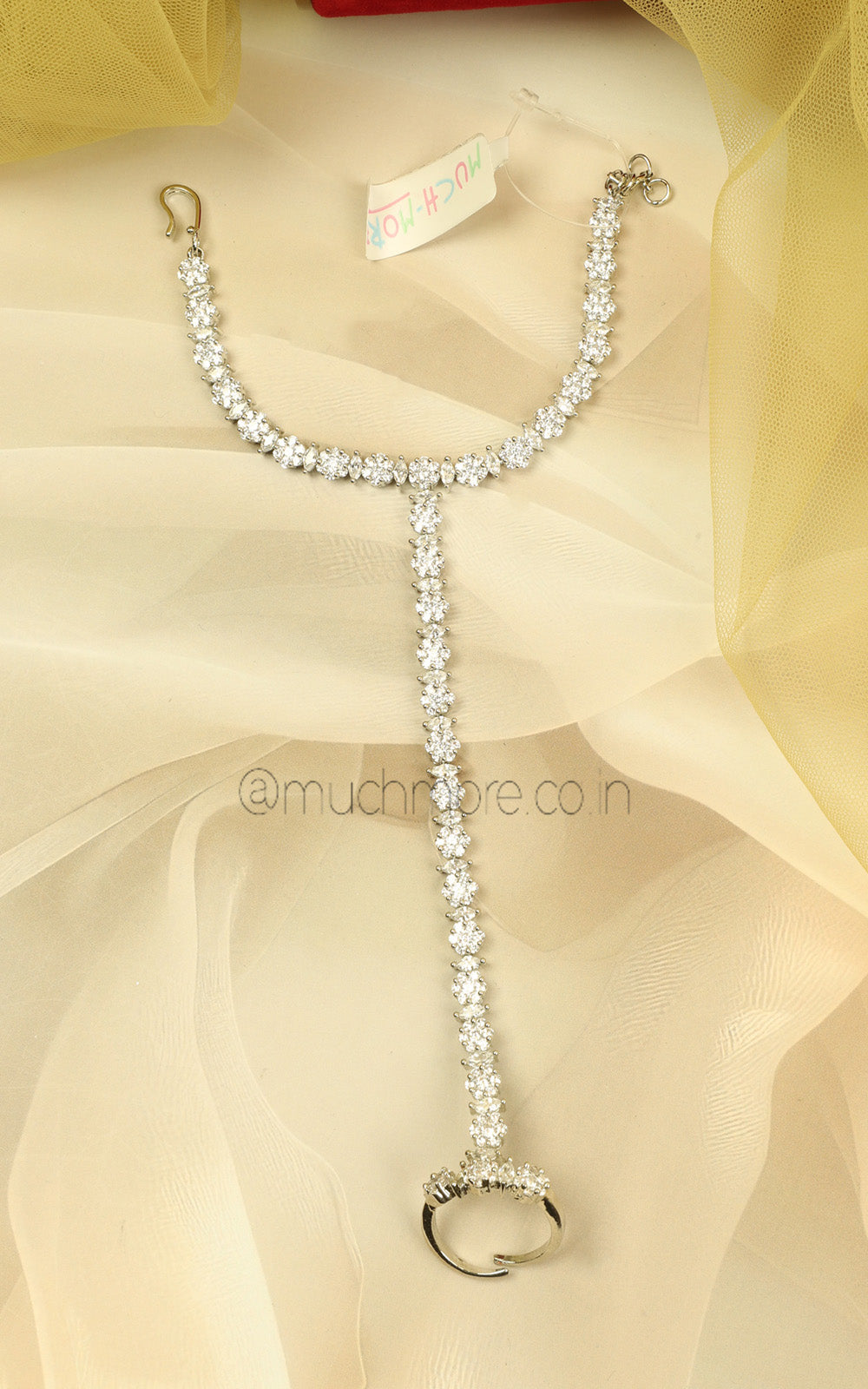 Indian Bridal Hathphool Diamond Studded Jewelry