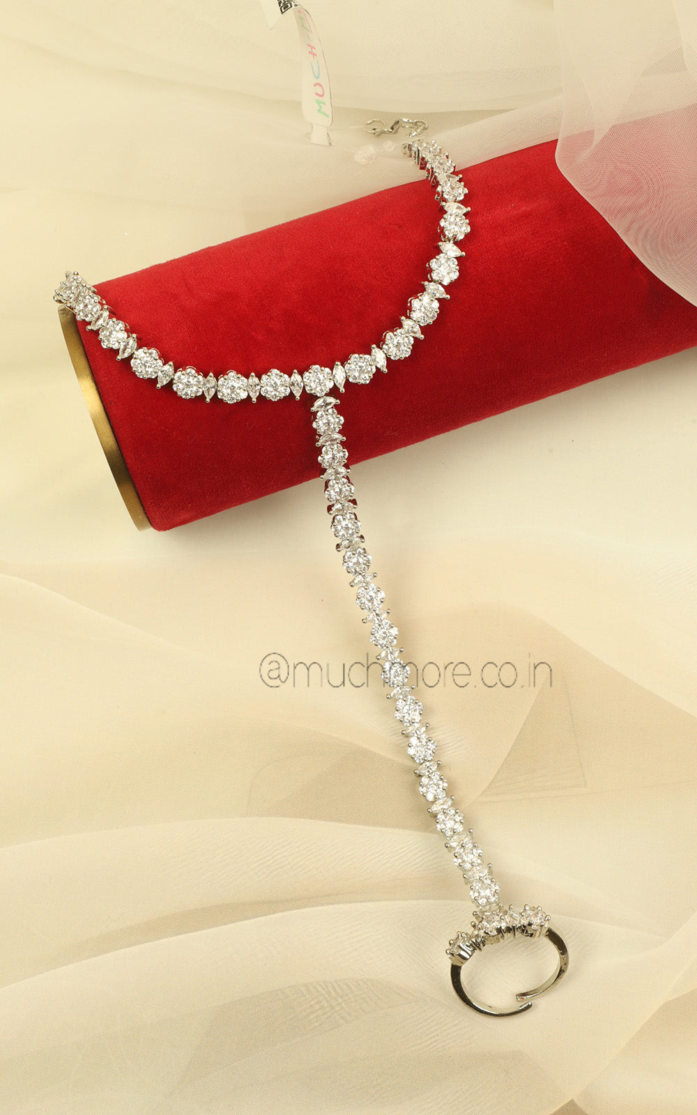 Indian Bridal Hathphool Diamond Studded Jewelry