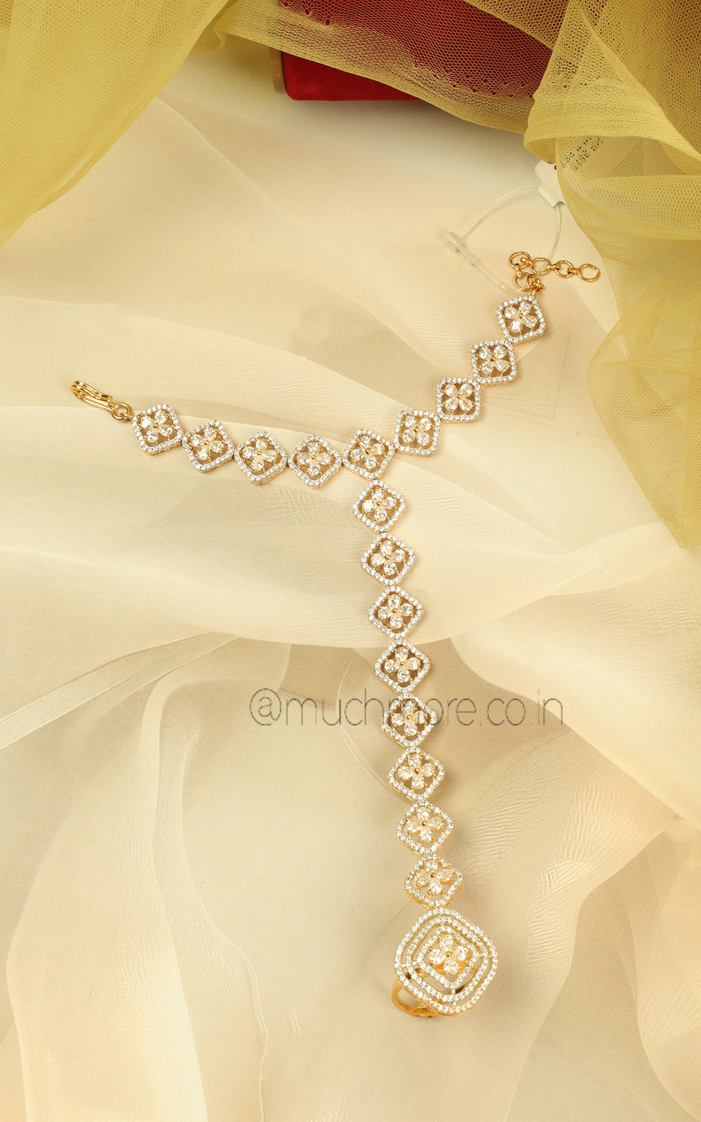 Designer Diamond Hathphool For Women | Wedding Jewellery