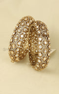 Latest Design Kundan Polki Side Openable Kangan Bangles