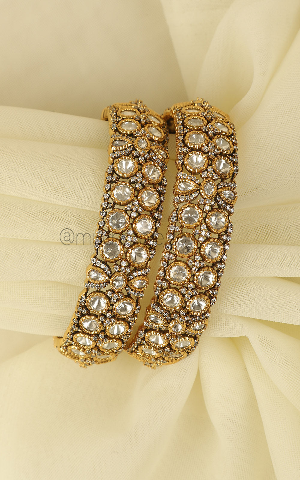Buy Designer Polki Diamonds Kangan Kada Bangles