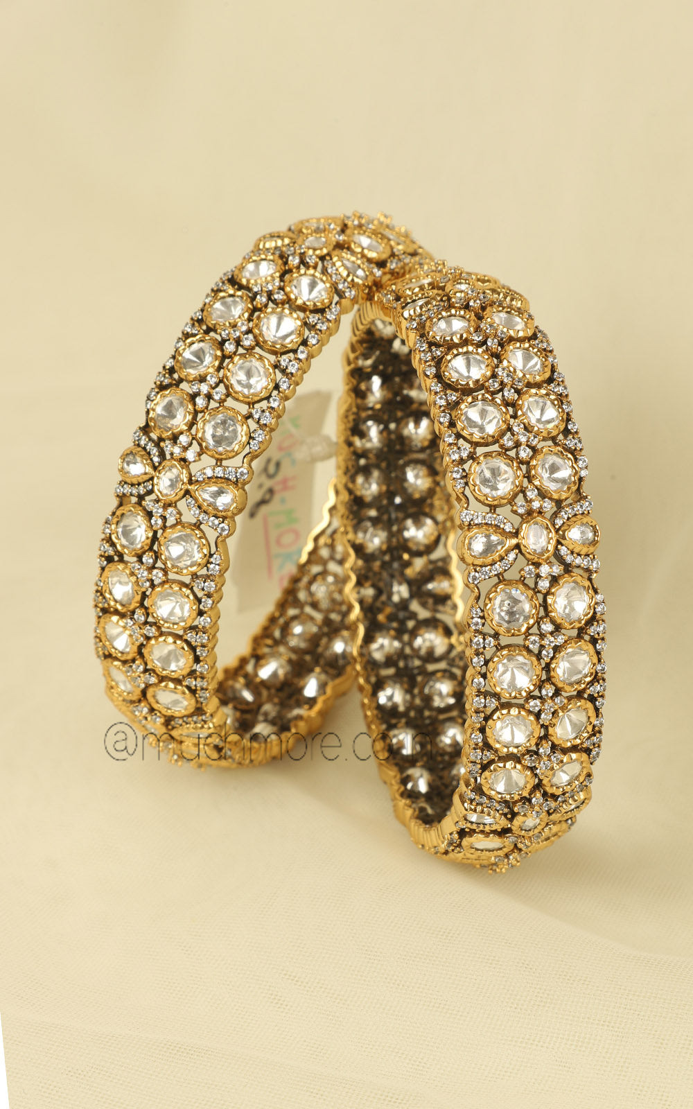 Buy Designer Polki Diamonds Kangan Kada Bangles