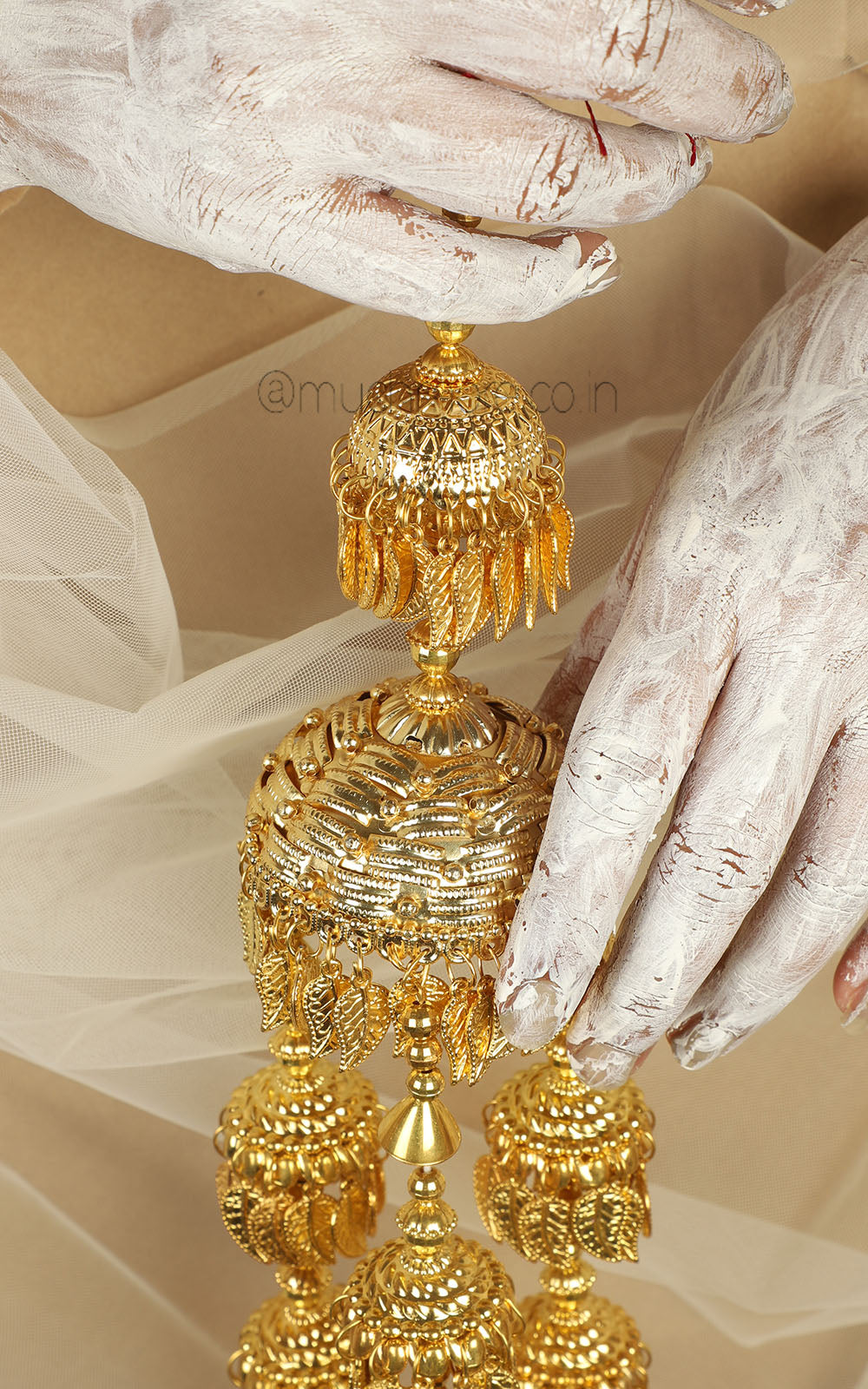 Much More Gold Polish Pearl Punjabi Wedding Kaleera