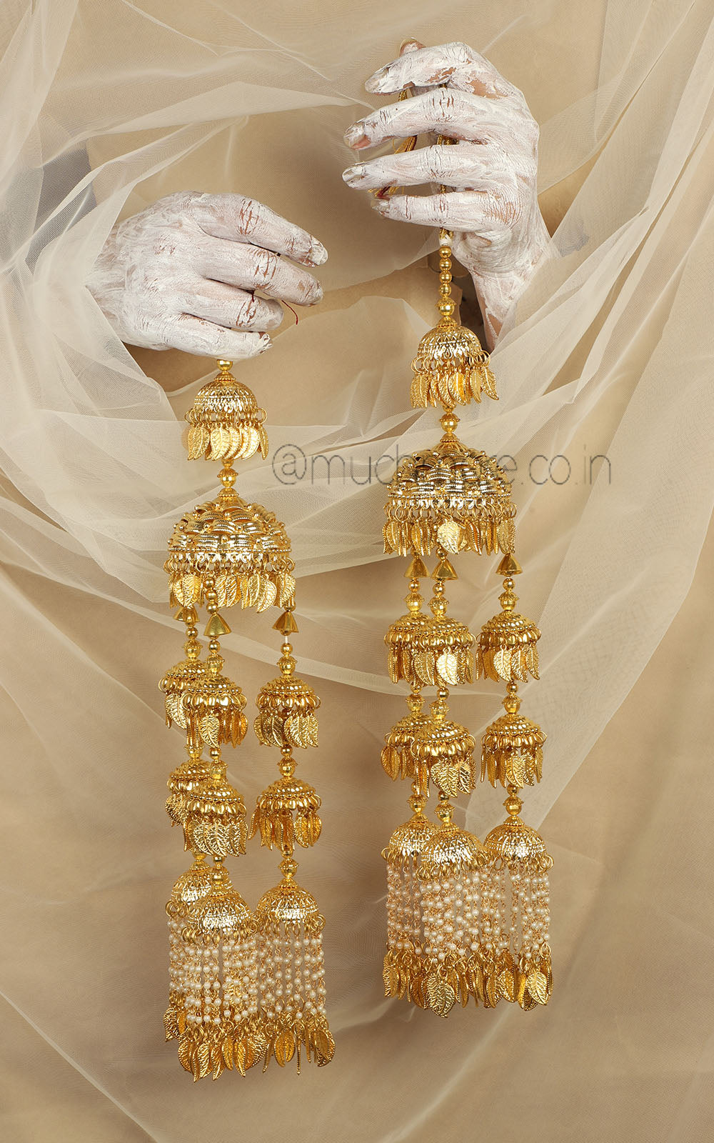 Much More Gold Polish Pearl Punjabi Wedding Kaleera