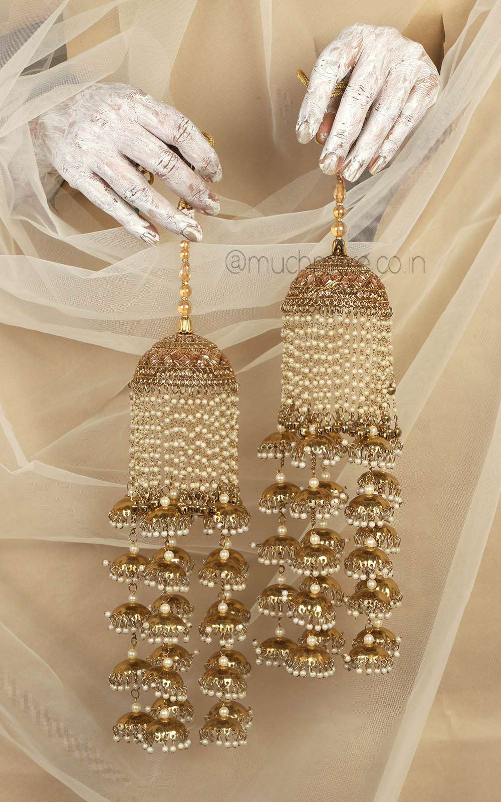 Antique Gold Polish Wedding Kaliree For Bride To Be