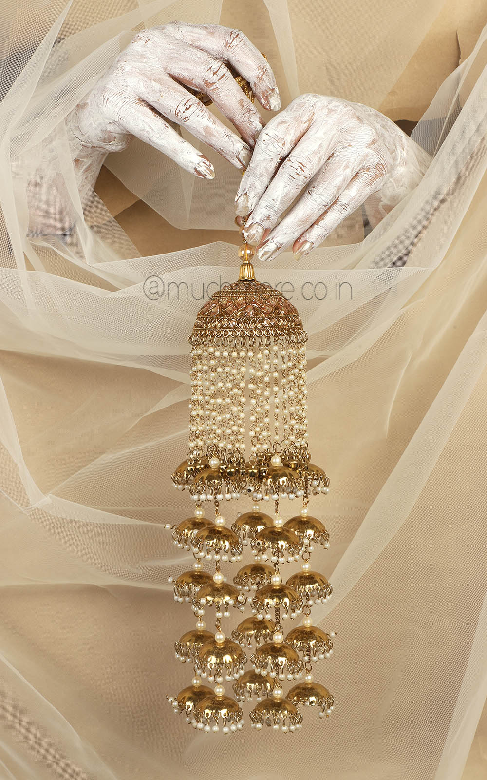 Antique Gold Polish Wedding Kaliree For Bride To Be