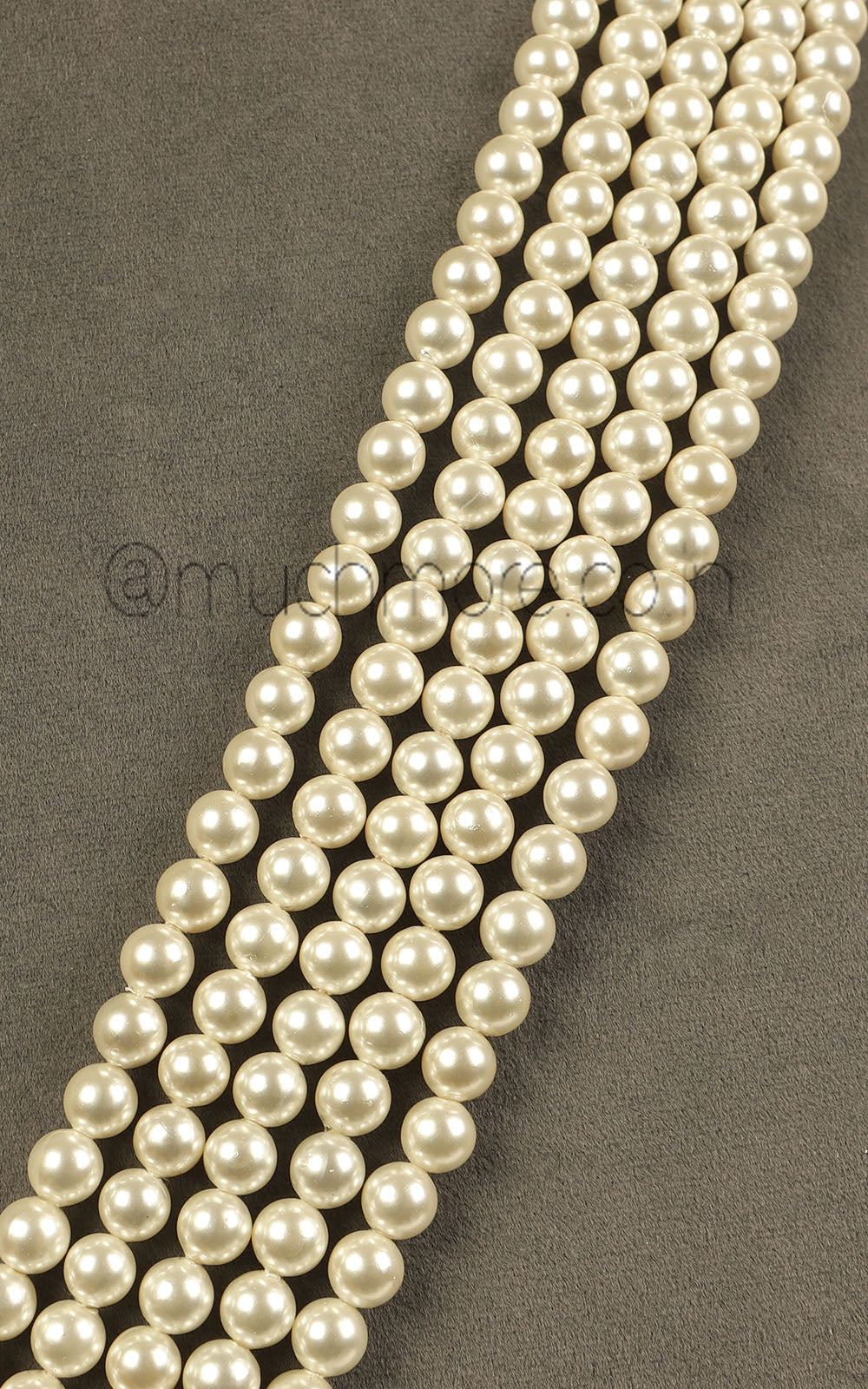 Emerald Green Sherwani Mala With Pearl For Groom