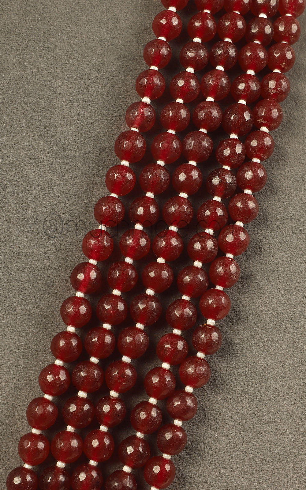 Buy At Much More Long Ruby Sherwani Mala For Groom