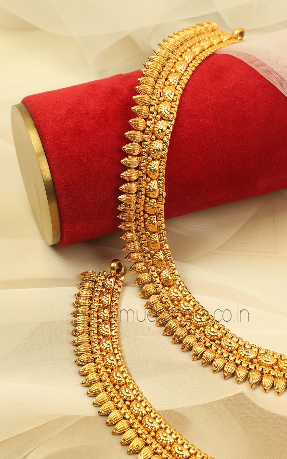 Pure Gold Look Traditional Payal Anklet For Brides To Be