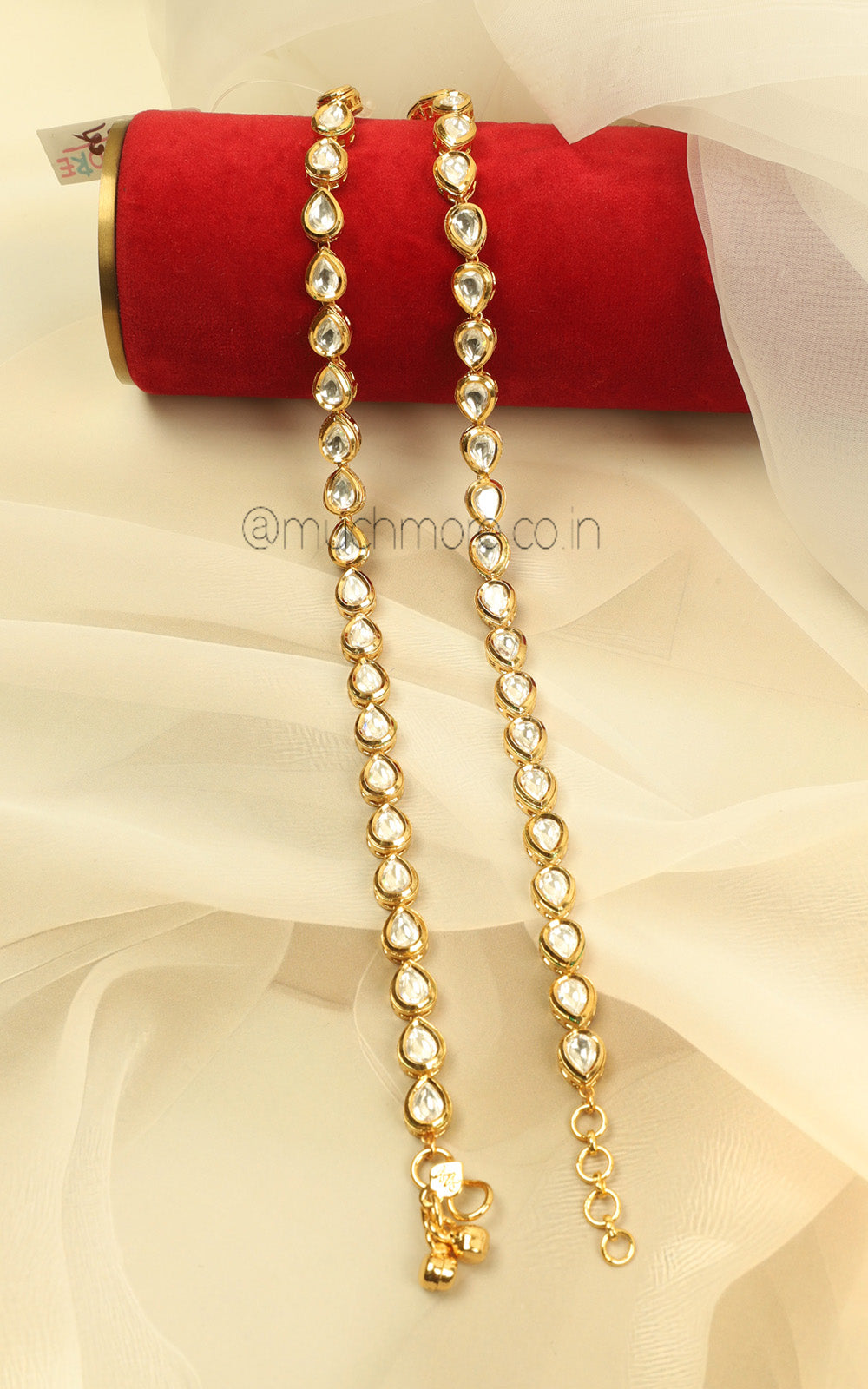 Bridal Kundan Light Payal Anklets | Much-More