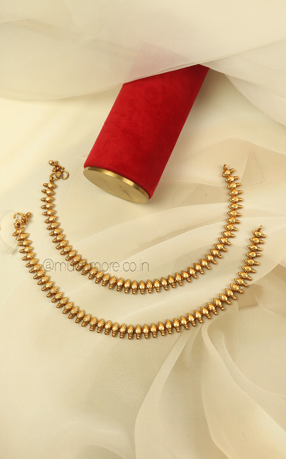 Light Gold Look Payal Anklet Buy Online In India