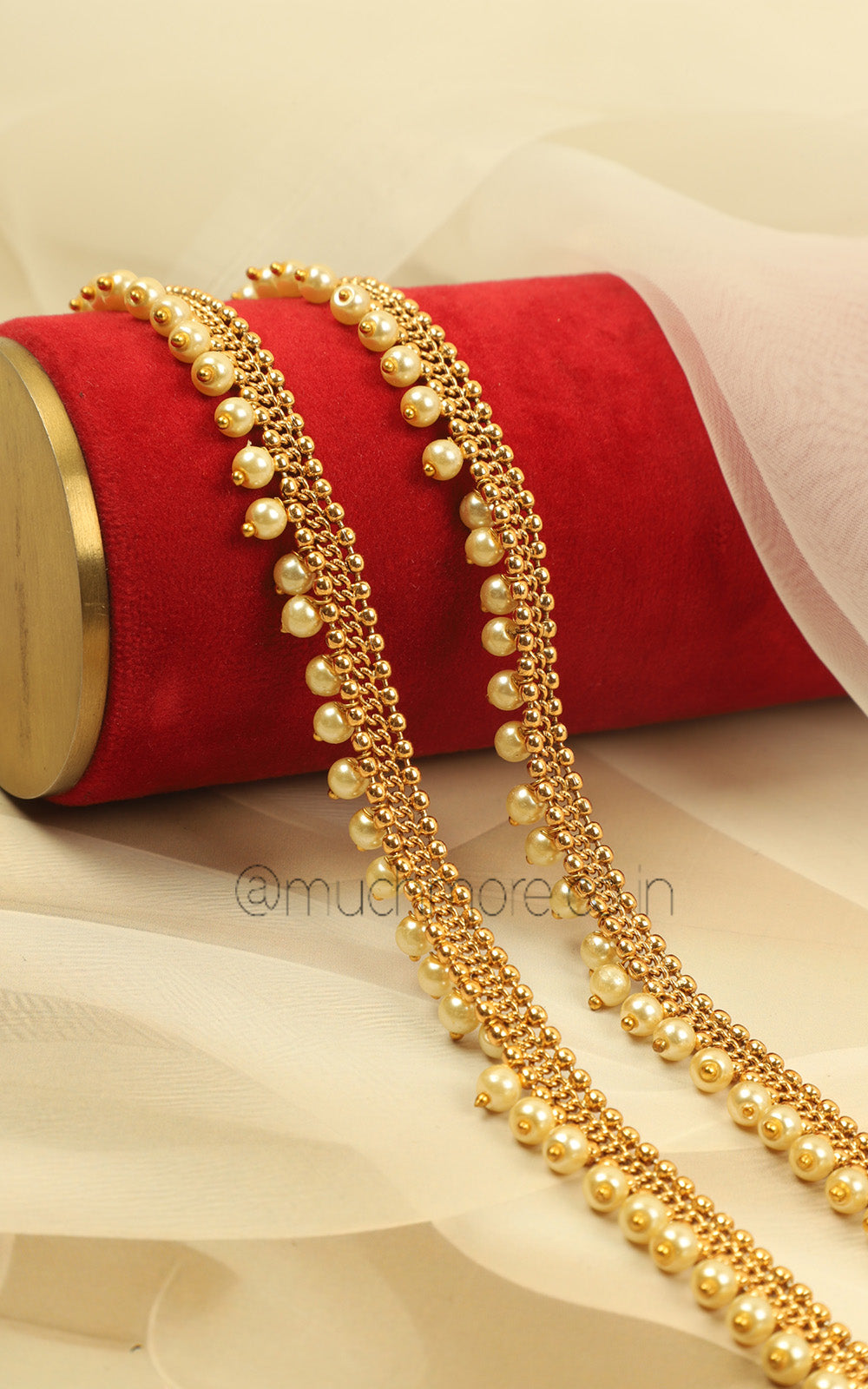 Gold Look Payal Anklet Per Cft For Getting At Best Price