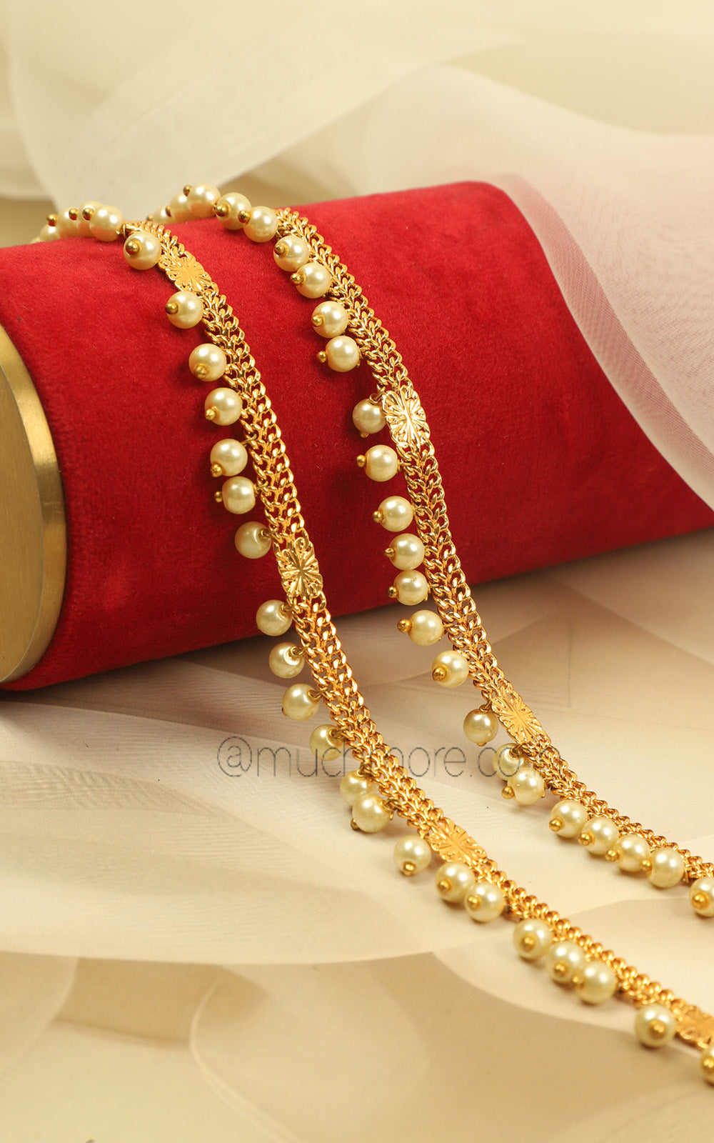Gold Look Traditional Payal For Women | Bridal Anklets
