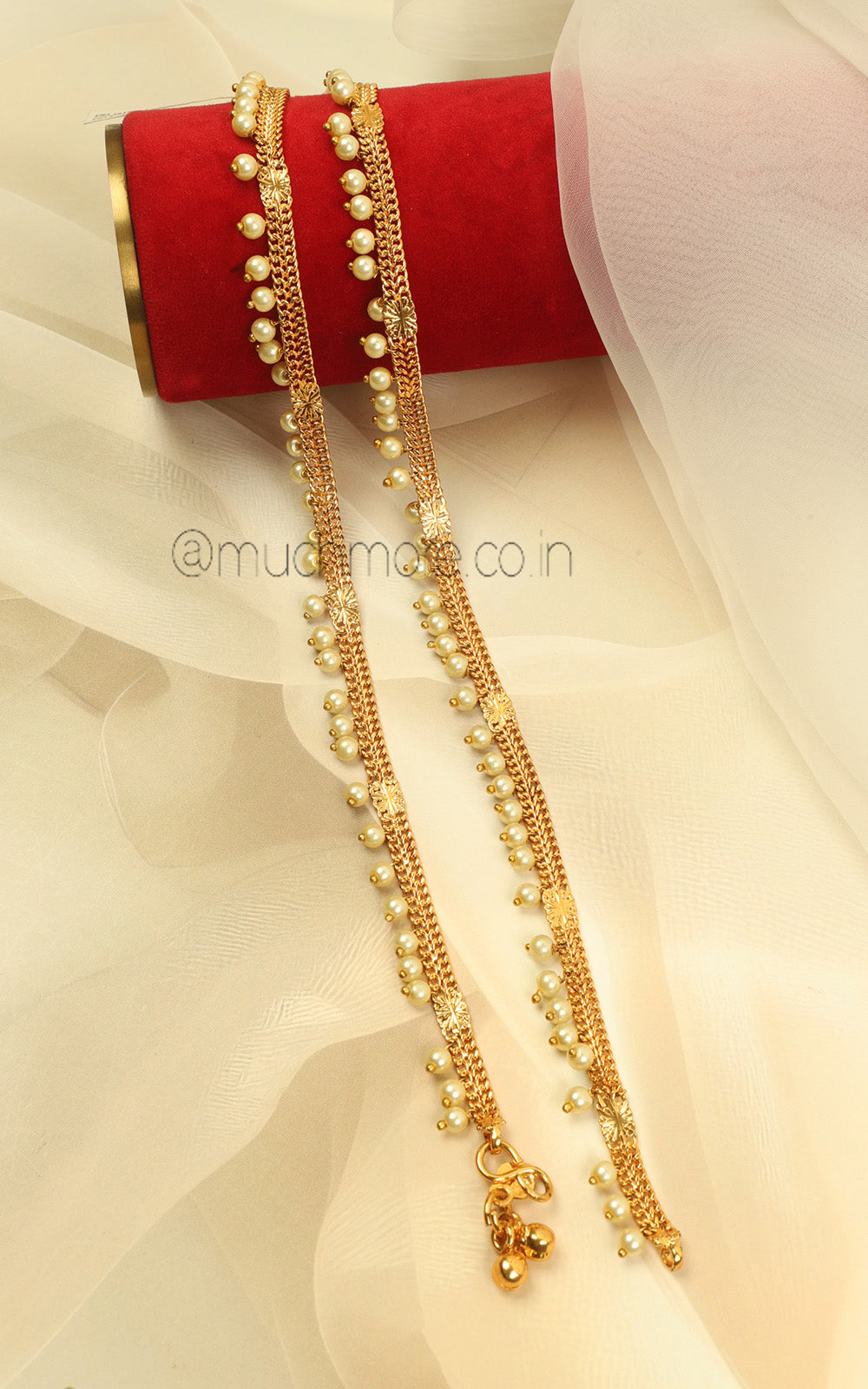 Gold Look Traditional Payal For Women | Bridal Anklets
