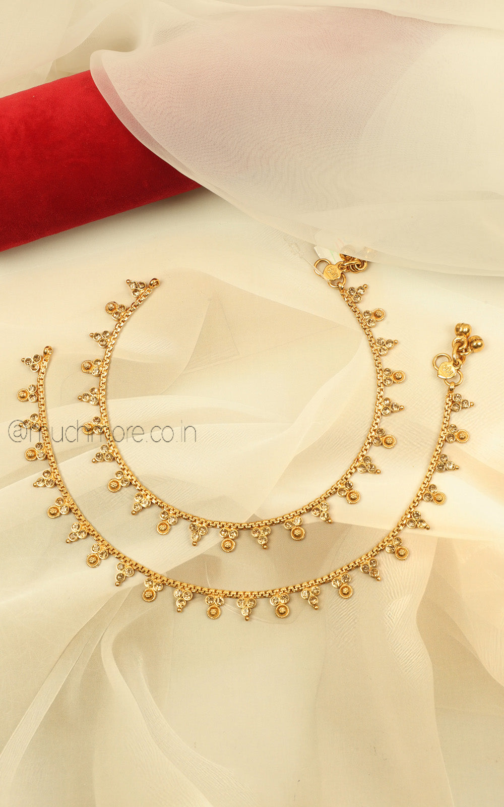Traditional Gold Look Payal With Royal Ethnic Touch