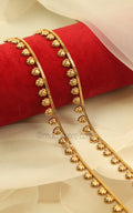 Gold Look Light Weight Sleek Anklets Payal For Women & Girl