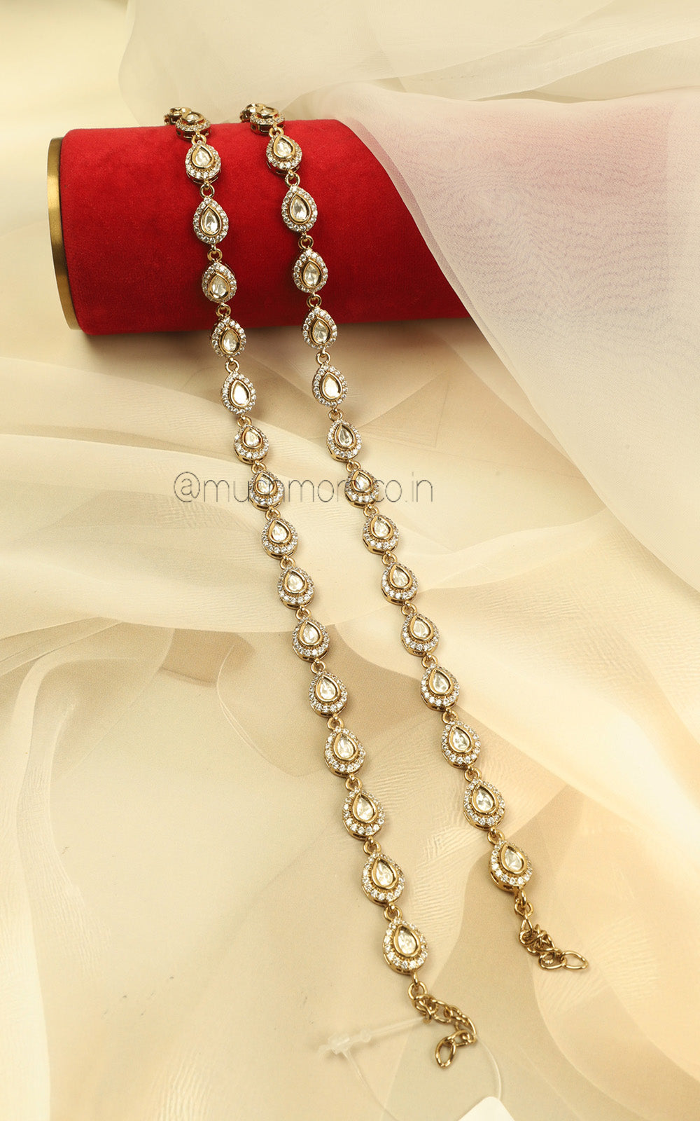 Premium Kundan Diamond Payal For Women Online
