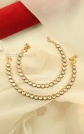 Classic Kundan Anklets With Kundan Detailing At Much More