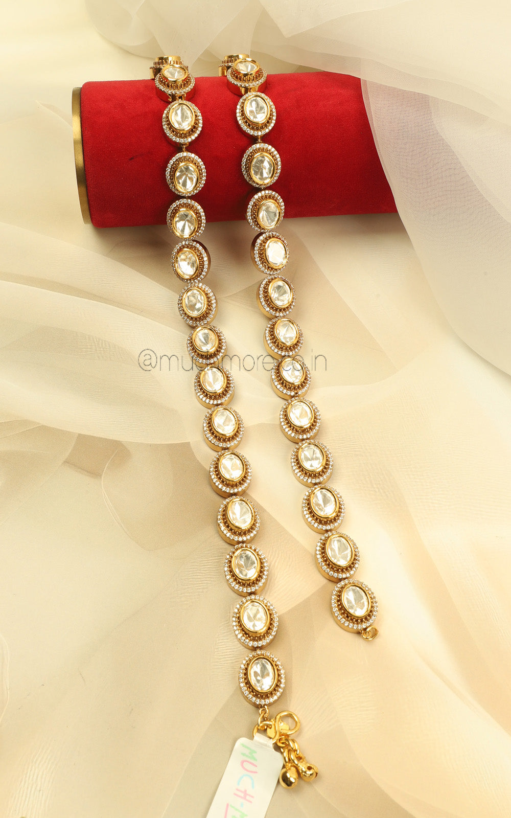 Buy Polki With Diamonds Anklets Payal For Brides