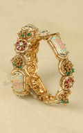 Bridal Enamel Bangles Openable Designer Sets | Much-More