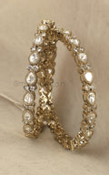 Sleek Dull Gold Polish Bangles At Lowest Price Online
