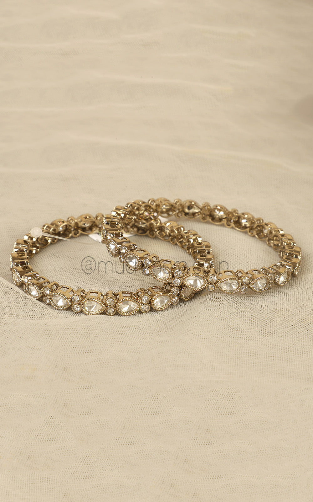 Sleek Dull Gold Polish Bangles At Lowest Price Online