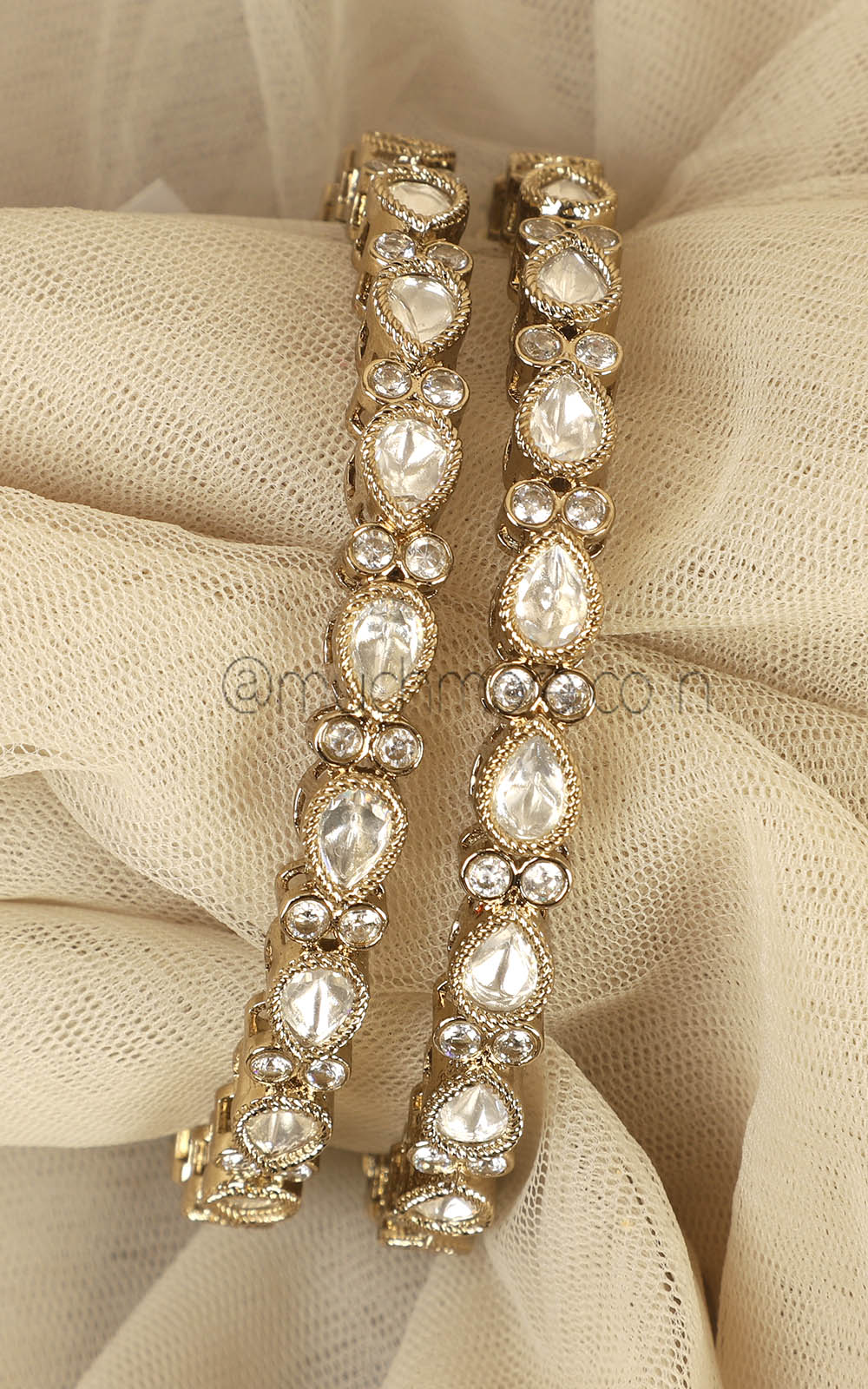 Sleek Dull Gold Polish Bangles At Lowest Price Online