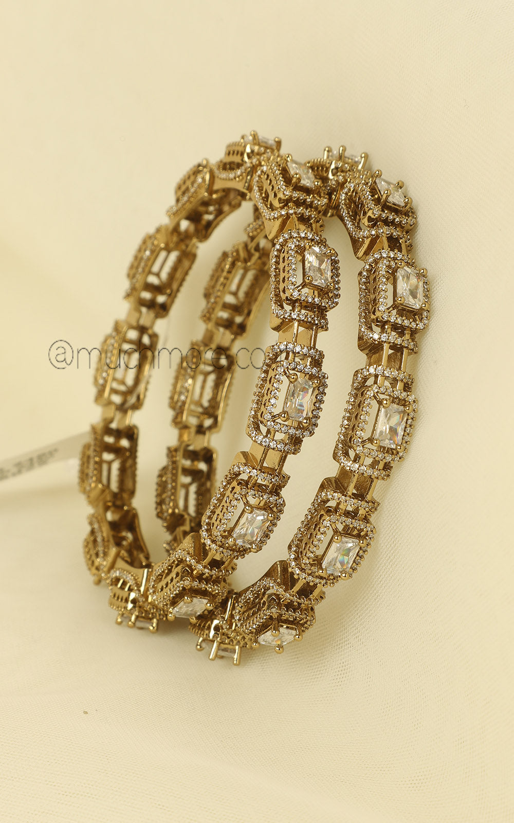 Antique Gold Polish Traditional Bangles For Women