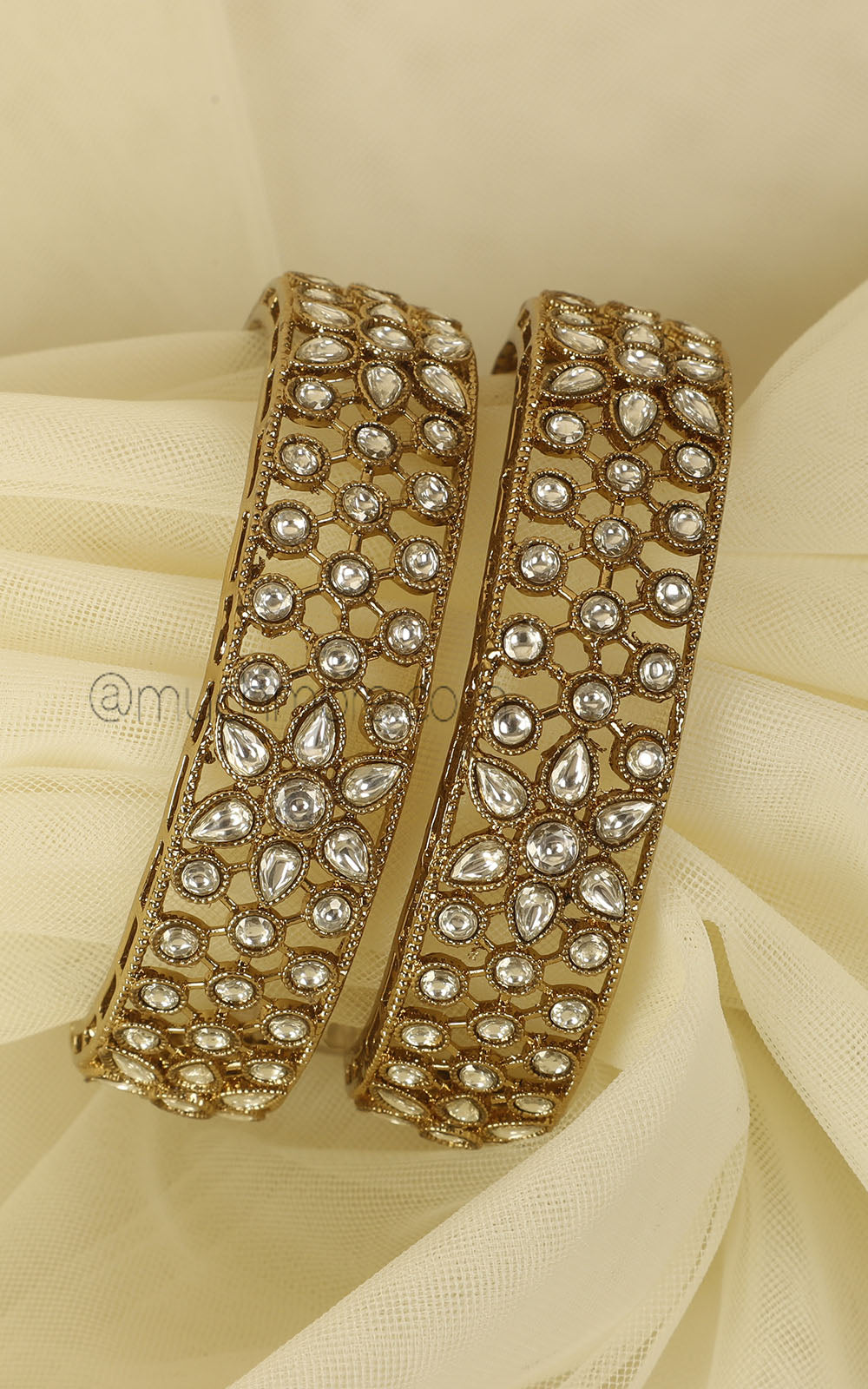 Shop Antique Gold Polish Low Price Range Bangles