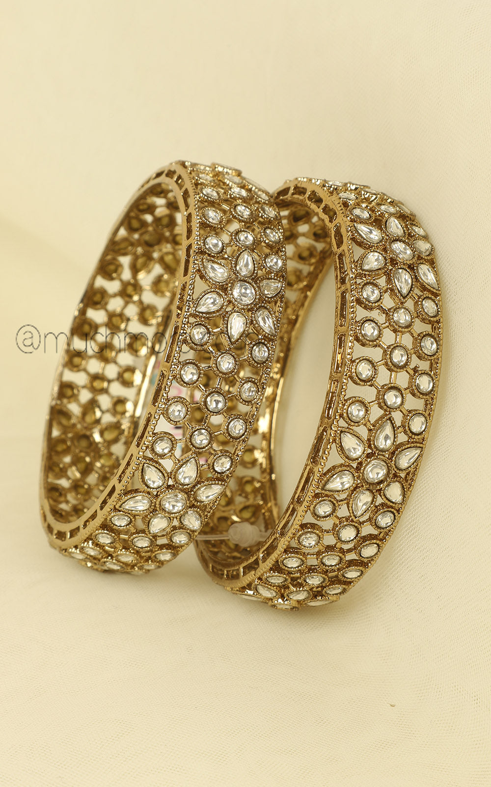 Shop Antique Gold Polish Low Price Range Bangles